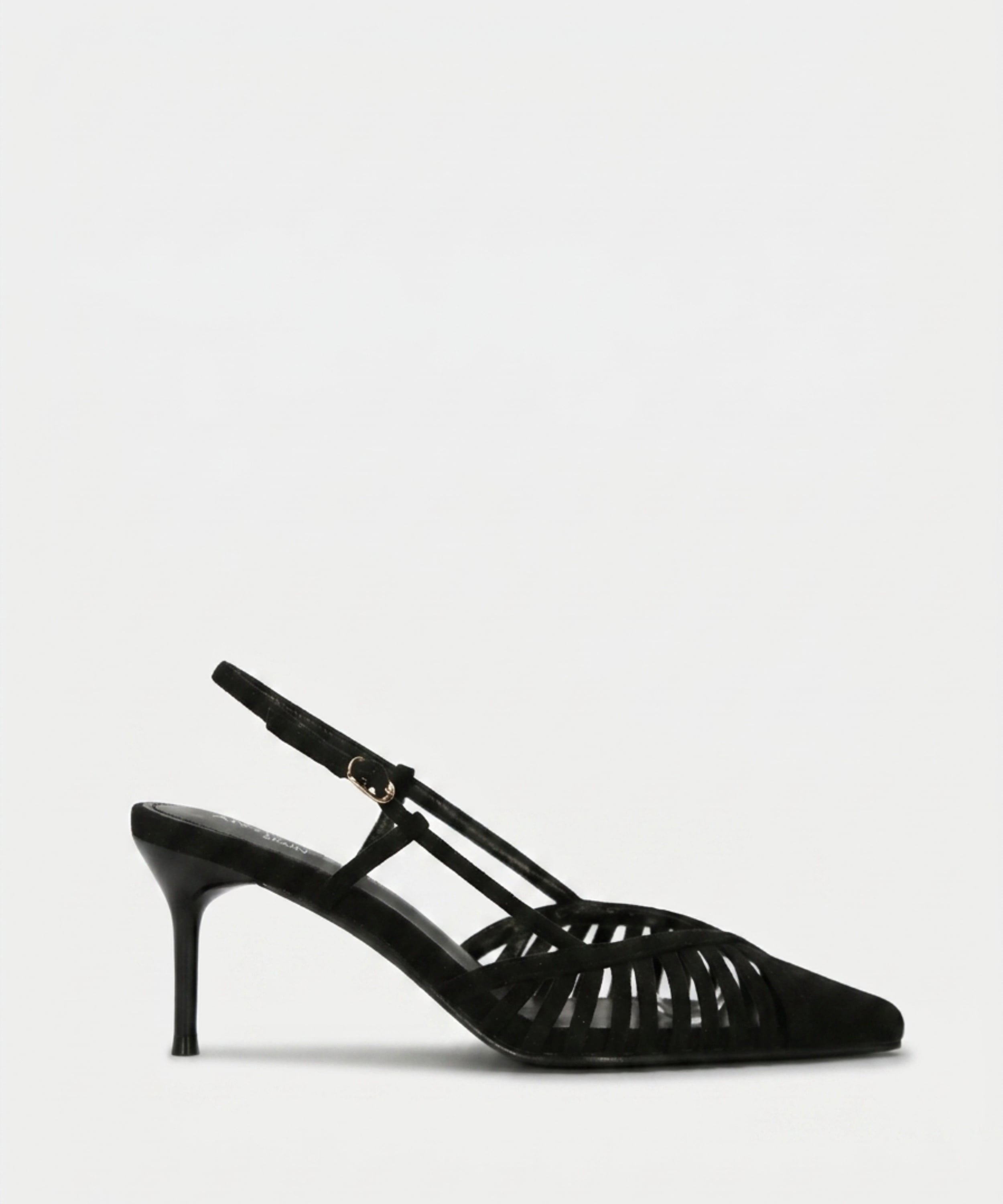 Zapato tac&oacute;n fino tiras
